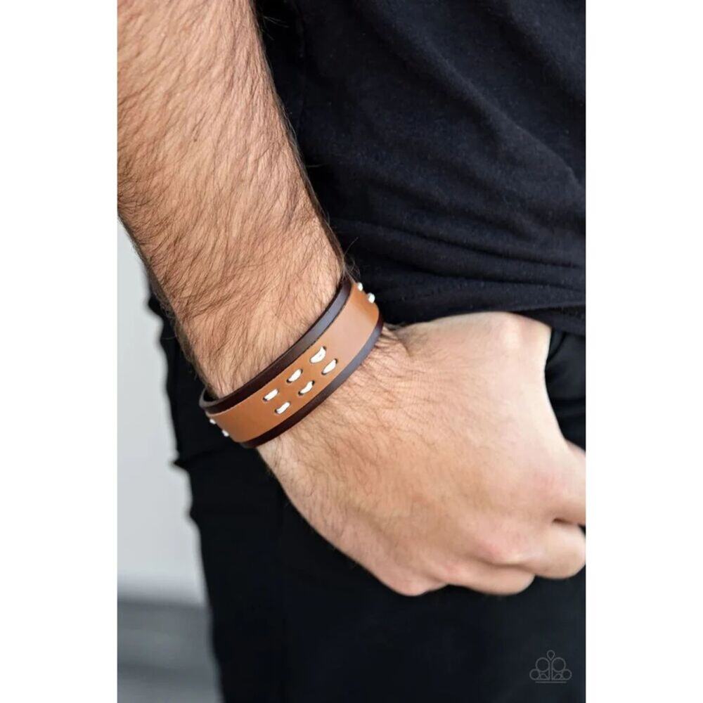 Blaze A Trail Brown Bracelet